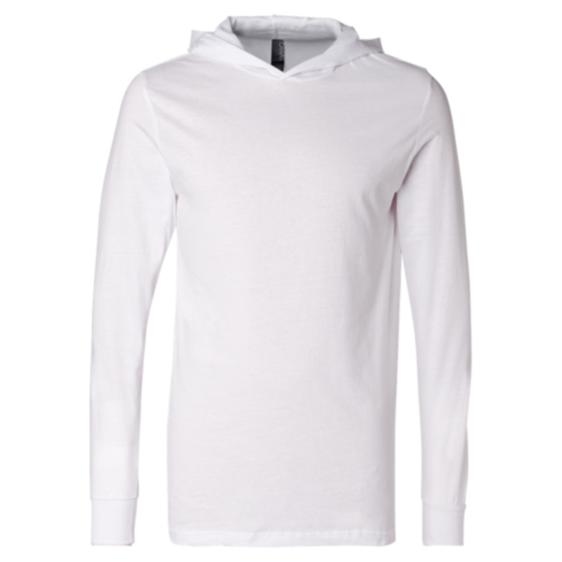 BELLA + CANVAS Unisex Long Sleeve Hooded Tee Thumbnail