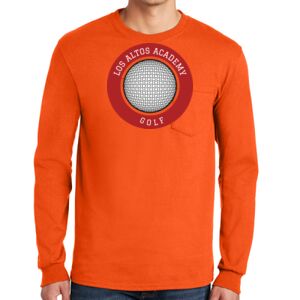 Gildan Ultra Cotton Long Sleeve T-Shirt with Pocket Thumbnail