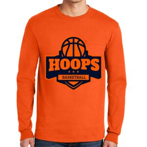 Gildan Ultra Cotton Long Sleeve T-Shirt with Pocket Thumbnail