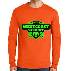 Gildan Ultra Cotton Long Sleeve T-Shirt with Pocket Thumbnail