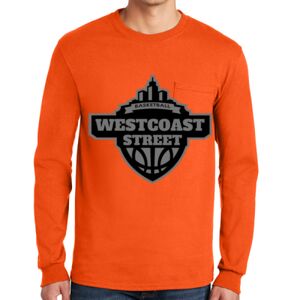 Gildan Ultra Cotton Long Sleeve T-Shirt with Pocket Thumbnail