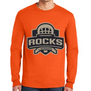 Gildan Ultra Cotton Long Sleeve T-Shirt with Pocket Thumbnail