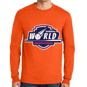 Gildan Ultra Cotton Long Sleeve T-Shirt with Pocket Thumbnail