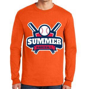 Gildan Ultra Cotton Long Sleeve T-Shirt with Pocket Thumbnail