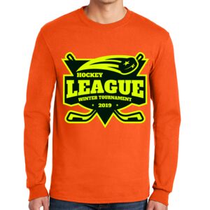 Gildan Ultra Cotton Long Sleeve T-Shirt with Pocket Thumbnail