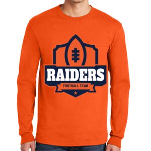 Gildan Ultra Cotton Long Sleeve T-Shirt with Pocket Thumbnail