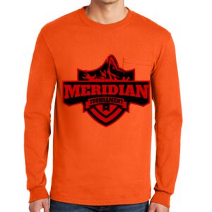 Gildan Ultra Cotton Long Sleeve T-Shirt with Pocket Thumbnail