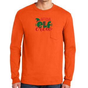 Gildan Ultra Cotton Long Sleeve T-Shirt with Pocket Thumbnail
