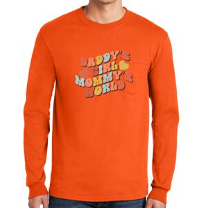Gildan Ultra Cotton Long Sleeve T-Shirt with Pocket Thumbnail
