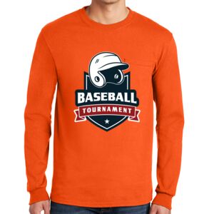 Gildan Ultra Cotton Long Sleeve T-Shirt with Pocket Thumbnail