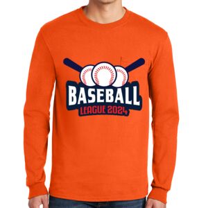 Gildan Ultra Cotton Long Sleeve T-Shirt with Pocket Thumbnail