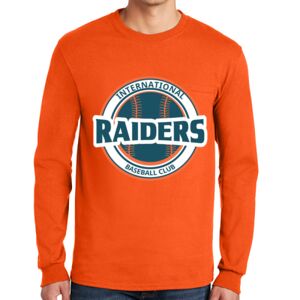 Gildan Ultra Cotton Long Sleeve T-Shirt with Pocket Thumbnail