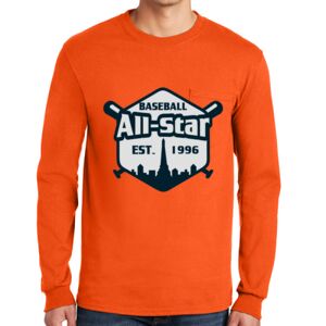 Gildan Ultra Cotton Long Sleeve T-Shirt with Pocket Thumbnail