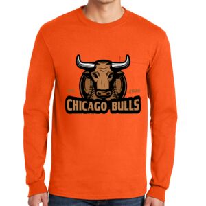 Gildan Ultra Cotton Long Sleeve T-Shirt with Pocket Thumbnail