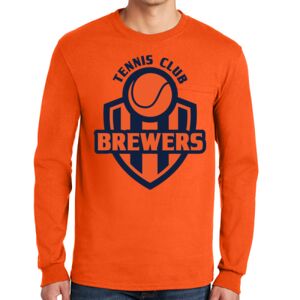 Gildan Ultra Cotton Long Sleeve T-Shirt with Pocket Thumbnail