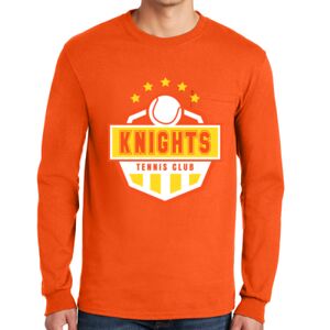 Gildan Ultra Cotton Long Sleeve T-Shirt with Pocket Thumbnail