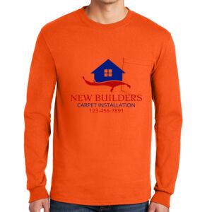 Gildan Ultra Cotton Long Sleeve T-Shirt with Pocket Thumbnail