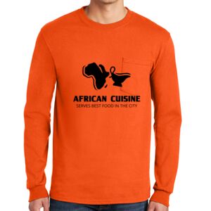 Gildan Ultra Cotton Long Sleeve T-Shirt with Pocket Thumbnail