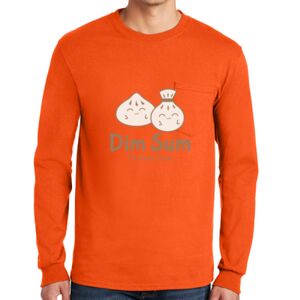 Gildan Ultra Cotton Long Sleeve T-Shirt with Pocket Thumbnail