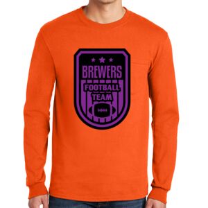 Gildan Ultra Cotton Long Sleeve T-Shirt with Pocket Thumbnail