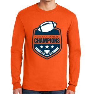 Gildan Ultra Cotton Long Sleeve T-Shirt with Pocket Thumbnail