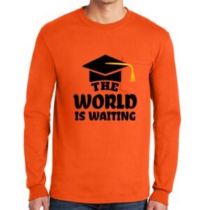 Gildan Ultra Cotton Long Sleeve T-Shirt with Pocket Thumbnail