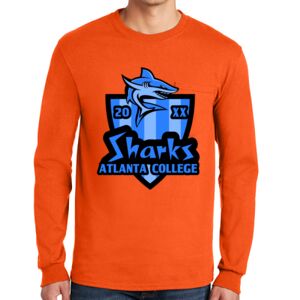 Gildan Ultra Cotton Long Sleeve T-Shirt with Pocket Thumbnail