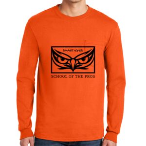 Gildan Ultra Cotton Long Sleeve T-Shirt with Pocket Thumbnail