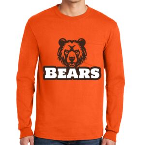 Gildan Ultra Cotton Long Sleeve T-Shirt with Pocket Thumbnail