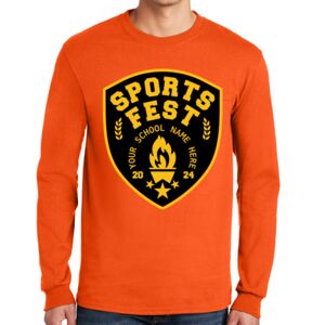 Gildan Ultra Cotton Long Sleeve T-Shirt with Pocket Thumbnail