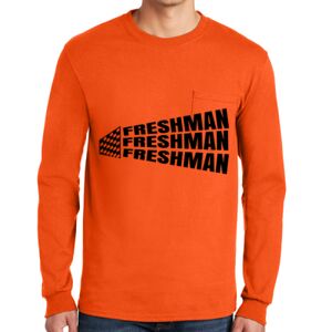 Gildan Ultra Cotton Long Sleeve T-Shirt with Pocket Thumbnail