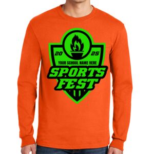 Gildan Ultra Cotton Long Sleeve T-Shirt with Pocket Thumbnail