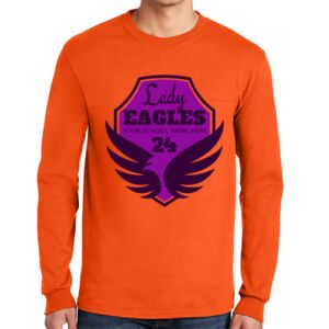 Gildan Ultra Cotton Long Sleeve T-Shirt with Pocket Thumbnail