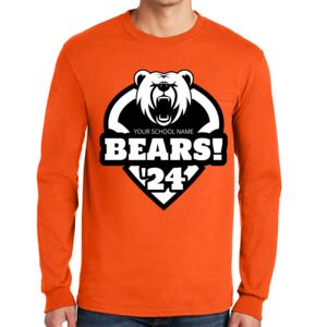 Gildan Ultra Cotton Long Sleeve T-Shirt with Pocket Thumbnail