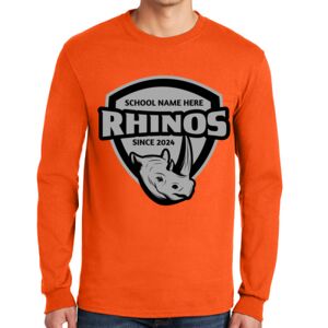 Gildan Ultra Cotton Long Sleeve T-Shirt with Pocket Thumbnail