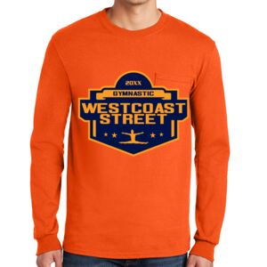 Gildan Ultra Cotton Long Sleeve T-Shirt with Pocket Thumbnail