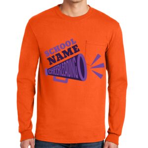 Gildan Ultra Cotton Long Sleeve T-Shirt with Pocket Thumbnail