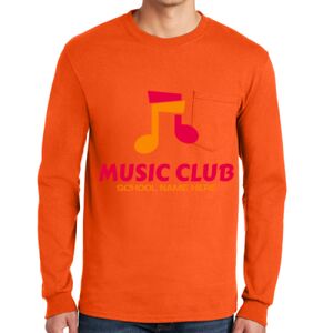 Gildan Ultra Cotton Long Sleeve T-Shirt with Pocket Thumbnail
