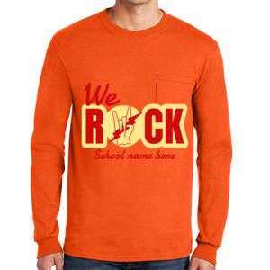 Gildan Ultra Cotton Long Sleeve T-Shirt with Pocket Thumbnail