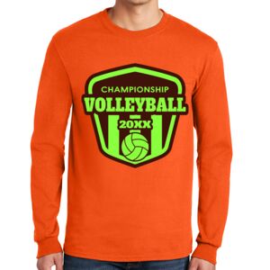 Gildan Ultra Cotton Long Sleeve T-Shirt with Pocket Thumbnail