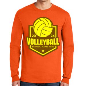 Gildan Ultra Cotton Long Sleeve T-Shirt with Pocket Thumbnail