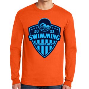 Gildan Ultra Cotton Long Sleeve T-Shirt with Pocket Thumbnail