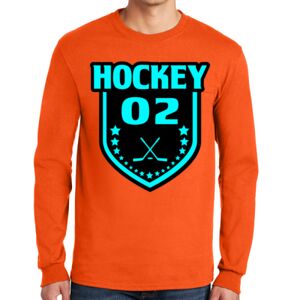 Gildan Ultra Cotton Long Sleeve T-Shirt with Pocket Thumbnail