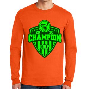 Gildan Ultra Cotton Long Sleeve T-Shirt with Pocket Thumbnail