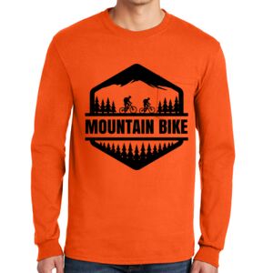 Gildan Ultra Cotton Long Sleeve T-Shirt with Pocket Thumbnail