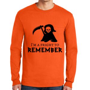 Gildan Ultra Cotton Long Sleeve T-Shirt with Pocket Thumbnail