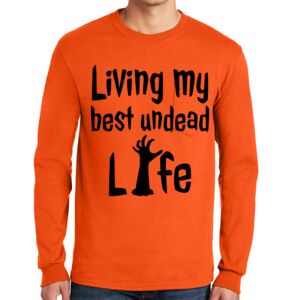 Gildan Ultra Cotton Long Sleeve T-Shirt with Pocket Thumbnail