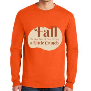 Gildan Ultra Cotton Long Sleeve T-Shirt with Pocket Thumbnail