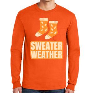 Gildan Ultra Cotton Long Sleeve T-Shirt with Pocket Thumbnail