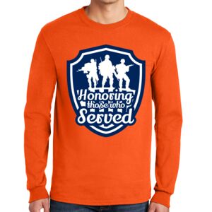 Gildan Ultra Cotton Long Sleeve T-Shirt with Pocket Thumbnail